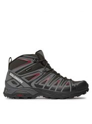 Salomon Trekkingi X Ultra Pioneer GORE-TEX L47170400 Czarny. Czarne buty trekkingowe męskie Salomon, bez wzorów, z gore-texu, bez zapięcia, trekkingowe, gore-tex. Za 469.99 zł.