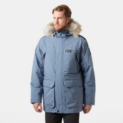 Parka Helly Hansen Reine. Niebieskie parki męskie Helly Hansen, bez wzorów, bez kaptura. W wyprzedaży za 1,157.50 zł.