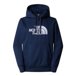 Bluza The North Face Drew Peak Pullover. Niebieskie bluzy nierozpinane męskie The North Face, m, bez wzorów, casualowe, bez ramiączek, bez kaptura. Za 279.99 zł.