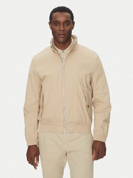 BOSS Kurtka przejściowa H-Coiner 50531233 Beżowy Regular Fit. Brązowe kurtki męskie Boss, m, bez wzorów, z bawełny, bez ramiączek, bez kaptura. Za 719.99 zł.