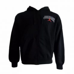 Bluza z kapturem Air Jordan Brooklyn Fleece Full-Zip Hoodie IB7908-010. Czarne bluzy nierozpinane męskie Jordan, bez wzorów, sportowe, bez ramiączek, z kapturem. Za 412.85 zł.