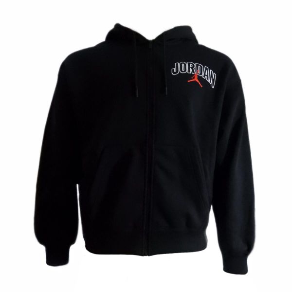 Bluza z kapturem Air Jordan Brooklyn Fleece Full-Zip Hoodie IB7908-010. Czarne bluzy nierozpinane męskie Jordan, bez wzorów, z kapturem. Za 412.85 zł.