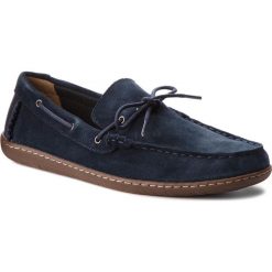 Mokasyny CLARKS - Saltash Edge 261322607 Navy Suede. Mokasyny męskie marki Clarks. W wyprzedaży za 229.00 zł.