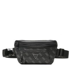 Nerka Guess. Czarne saszetki męskie Guess, z aplikacjami, małe. Za 339.99 zł.