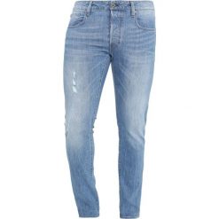 GStar Jeansy Slim Fit rider stretch denim. Niebieskie jeansy męskie G-Star, z bawełny. Za 559.00 zł.