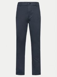 INDICODE Chinosy Kellen 60-336 Granatowy Slim Fit. Niebieskie eleganckie spodnie męskie INDICODE, bez wzorów, z bawełny. Za 99.99 zł.