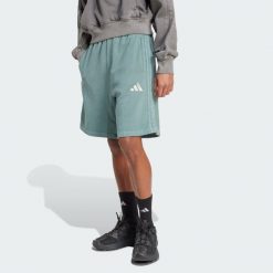 Szorty ALL SZN French Terry Washed 8 Inch. Niebieskie szorty sportowe męskie ADIDAS, bez wzorów, sportowe. Za 199.00 zł.