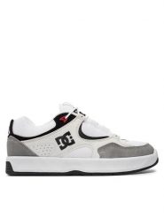 DC Sneakersy Kalynx Zero ADYS100819 Szary. Szare buty sportowe na co dzień męskie DC, m, bez wzorów, ze skóry, bez ramiączek, bez kaptura. Za 219.99 zł.