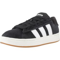 Buty ADIDAS GRAND COURT ALPHA Czarny. Czarne buty trekkingowe męskie ADIDAS, bez wzorów, z tkaniny, bez zapięcia, trekkingowe. W wyprzedaży za 357.90 zł.