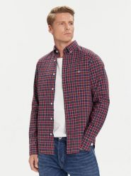 Gant Koszula 3250213 Bordowy Regular Fit. Czerwone koszule męskie Gant, m, bez wzorów, z bawełny, bez kołnierzyka, bez ramiączek. Za 469.99 zł.