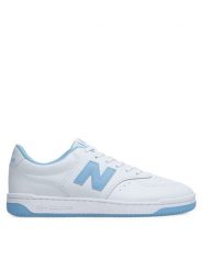 New Balance Sneakersy BB80BLU Biały. Białe buty sportowe na co dzień męskie New Balance, m, bez wzorów, ze skóry, bez ramiączek, bez kaptura. Za 289.99 zł.