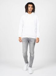 Pepe Jeans Bluza "Paimon" | PM582290 | Paimon | Mężczyzna | Biały. Białe bluzy nierozpinane męskie Pepe Jeans, l, bez wzorów, z bawełny, bez ramiączek, bez kaptura. W wyprzedaży za 229.00 zł.