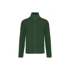 Gruby polar zapinany na zamek błyskawiczny Kariban Marco. Zielone bluzy z polaru męskie KARIBAN, m, bez wzorów, z polaru, bez ramiączek, bez kaptura. Za 180.00 zł.