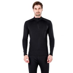 Męska Bluza z 100% Wełny Merino Extreme (260 g/m²) Bora Woolona. Czarne bielizna termoaktywna męska WOOLONA, l, bez wzorów, z wełny, bez ramiączek. W wyprzedaży za 396.00 zł.