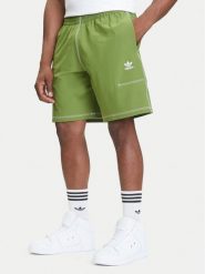 Adidas Szorty sportowe Trefoil Essentials KA8540 Zielony Loose Fit. Zielone szorty sportowe męskie ADIDAS, bez wzorów, z syntetyku, sportowe. Za 169.99 zł.