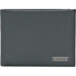 Calvin Klein - Portfel skórzany. Szare portfele męskie marki Calvin Klein, z materiału. Za 269.90 zł.