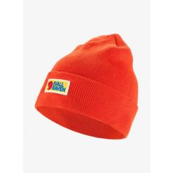 Czapka zimowa Fjallraven Vardag Classic Beanie - flame orange. Brązowe czapki męskie Fjällräven, na zimę, bez wzorów, sportowe. Za 140.99 zł.