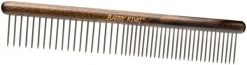 Barry King Ekskluzywny grzebień dla zwierząt, bukowe drewno, stal, 19/28 pinów, wymiary 3,7x19,9cm. Golarki męskie Barry King. Za 24.19 zł.