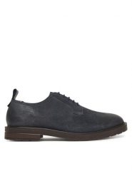 Tommy Hilfiger Półbuty Cleated Derby FM0FM05770 Granatowy. Niebieskie codzienne półbuty męskie Tommy Hilfiger, bez wzorów, ze skóry, bez obcasa, bez zapięcia. Za 449.99 zł.