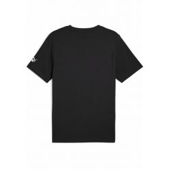 Męska koszulka z grafiką PUMA Sport PUMA Black. Czarne t-shirty sportowe męskie Puma, m, bez wzorów, z gumy, sportowe, bez ramiączek. W wyprzedaży za 79.00 zł.