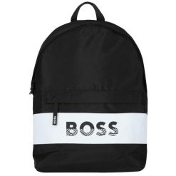 Plecak, BOSS Logo Backpack J20366-09B, pojemność: 15 L. Czarne plecaki męskie Boss, bez wzorów. Za 399.99 zł.