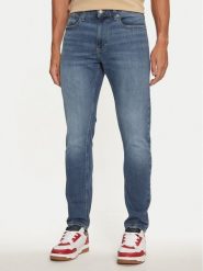 Tommy Jeans Jeansy Austin DM0DM21053 Niebieski Slim Tapered Fit. Niebieskie jeansy męskie Tommy Jeans, bez wzorów, z bawełny. Za 279.99 zł.