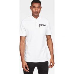 Koszulka polo w kolorze białym. Koszulki polo męskie G-Star. W wyprzedaży za 188.95 zł.