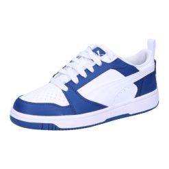 Puma Buty Rebound V6 Lo Jr 39383321. Niebieskie buty do biegania męskie Puma, bez wzorów, bez zapięcia, do biegania. Za 201.99 zł.