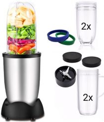 Blender kielichowy wielofunkcyjny 2 kubki 470 ml 600 W Blender kielichowy wielofunkcyjny 2 kubki 470 ml 600 W. Blendery Retoo. Za 190.61 zł.
