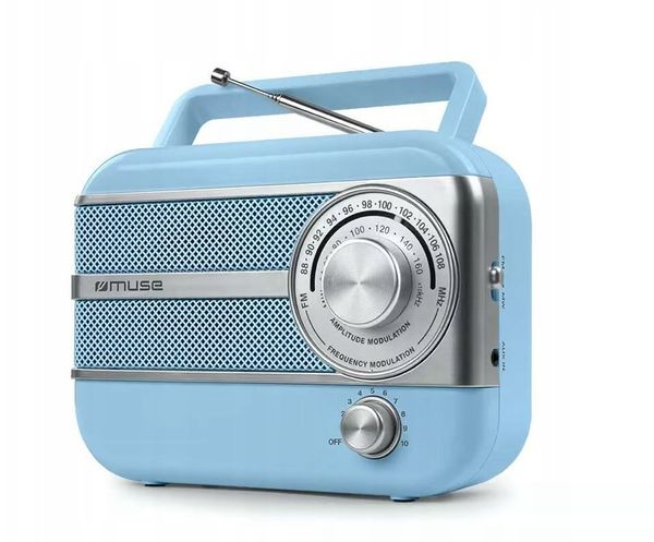 Radio Muse RADIO M-056VB FM/MW AUX AC/DC. Radia Muse. Za 118.35 zł.