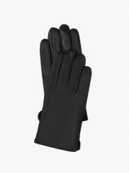 Klasyczne skórzane rękawiczki męskie. Czarne sztyblety męskie Ryłko, z poliesteru, bez obcasa, bez zapięcia. Za 129.99 zł.