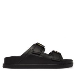 Klapki Blauer. Czarne klapki i japonki męskie Blauer, bez wzorów. Za 199.99 zł.