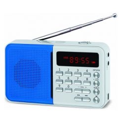 Radio Eltra KOLIBER srebrno-niebieskie. Niebieskie radia Eltra. Za 62.99 zł.