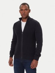 JOOP! Jeans Kardigan Olegor 30048178 Granatowy Modern Fit. Niebieskie kardigany męskie JOOP! Jeans, bez wzorów, z bawełny, bez kołnierzyka, bez ramiączek. Za 579.99 zł.