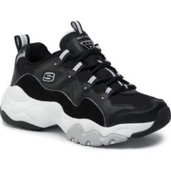 Sneakersy SKECHERS - D'Lites 999878/BKW Black/White. Czarne buty sportowe na co dzień męskie Skechers, m, bez wzorów, z materiału, klasyczne, bez ramiączek, bez kaptura, climacool (adidas). Za 379.00 zł.