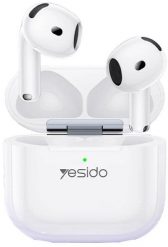 Słuchawki Yesido Słuchawki TWS32 (ANC) BT 5.4 300mAh, WHITE / BIAŁY. Białe słuchawki bluetooth Yesido. Za 130.36 zł.