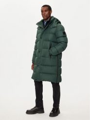 BOSS Płaszcz zimowy H-Donden5 50525237 Zielony Regular Fit. Zielone płaszcze męskie Boss, na zimę, m, bez wzorów, z syntetyku, bez kaptura. Za 2,099.00 zł.