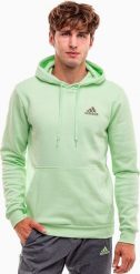 Adidas Bluza męska adidas Essentials Fleece Hoodie zielona IN0327 L. Zielone bluzy nierozpinane męskie ADIDAS, l, bez wzorów, bez ramiączek, bez kaptura. Za 186.03 zł.