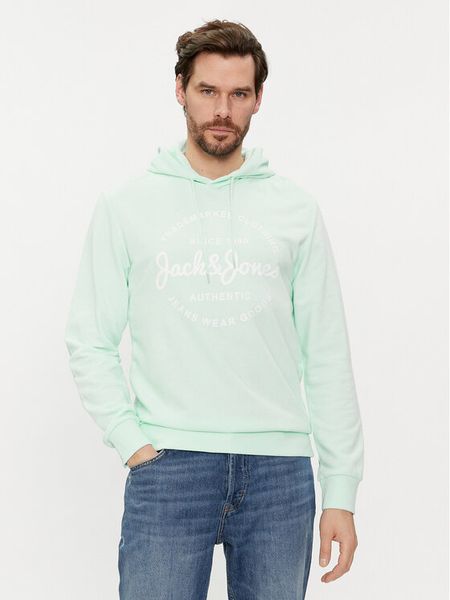 Jack & Jones Bluza Forest 12249237 Zielony Standard Fit. Zielone bluzy nierozpinane męskie Jack & Jones, l, bez wzorów, z syntetyku, bez ramiączek, bez kaptura. Za 89.99 zł.