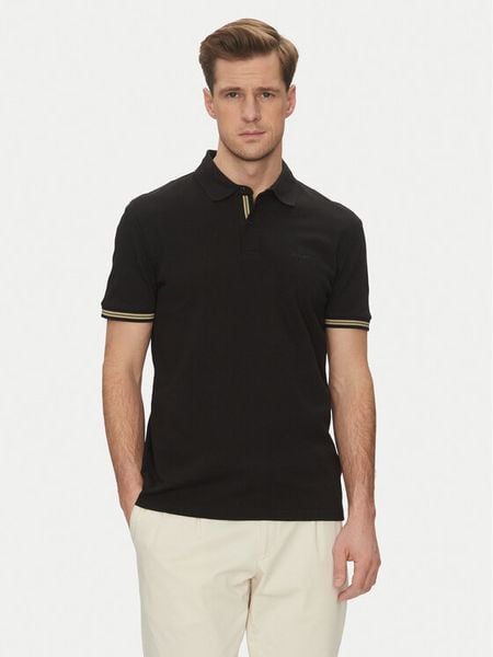 JOOP! Jeans Polo 15 JJJ-17Amare 30046012 Czarny Modern Fit. Czarne koszulki polo męskie JOOP! Jeans, m, bez wzorów, z bawełny, bez kołnierzyka, bez ramiączek. Za 294.95 zł.