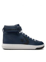 Converse Sneakersy Pro Blaze V2 Leather A06626C Granatowy. Niebieskie buty sportowe na co dzień męskie Converse, m, bez wzorów, ze skóry, bez ramiączek, bez kaptura. Za 219.99 zł.