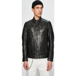 Guess Jeans - Kurtka skórzana. Kurtki męskie marki Guess Jeans. W wyprzedaży za 949.90 zł.