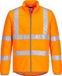 Kurtka męska Portwest EC24 - Softshell ostrzegawczy ECO 2L - pomarańczowy M. Brązowe kurtki męskie Portwest, l, bez wzorów, z softshellu, bez kaptura. Za 214.84 zł.