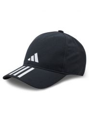 Adidas Czapka z daszkiem 3-Stripes AEROREADY Running Training Baseball Cap IC6520 Czarny. Czarne czapki męskie ADIDAS, bez wzorów, z materiału, sportowe. Za 69.99 zł.