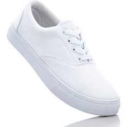 Sneakersy bonprix biały. Buty sportowe na co dzień męskie bonprix. Za 54.99 zł.