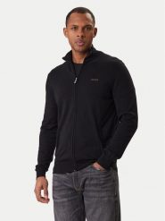 Guess Kardigan M6RR18 Z4451 Czarny Regular Fit. Czarne kardigany męskie Guess, m, z aplikacjami, z bawełny, bez ramiączek. Za 439.99 zł.