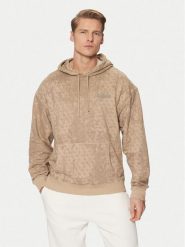 Guess Bluza Z5RQ16 K9YI1 Beżowy Regular Fit. Brązowe bluzy nierozpinane męskie Guess, m, z aplikacjami, z bawełny, bez ramiączek, bez kaptura. Za 239.99 zł.