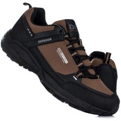 Buty męskie trekkingowe Softshell DK PREDATOR. Brązowe buty trekkingowe męskie DK, bez wzorów, z softshellu, bez zapięcia, trekkingowe. Za 169.00 zł.