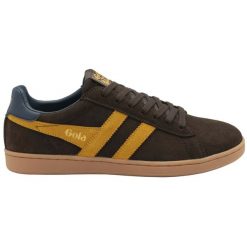Sneakersy Gola Equipe II. Brązowe buty sportowe na co dzień męskie Gola, l, bez wzorów, casualowe, bez ramiączek, bez kaptura. Za 379.50 zł.
