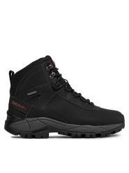 Merrell Trekkingi Vego Mid Ltr Wp J311538C Czarny. Czarne buty trekkingowe męskie Merrell, bez wzorów, z nubiku, bez zapięcia, trekkingowe. Za 379.99 zł.